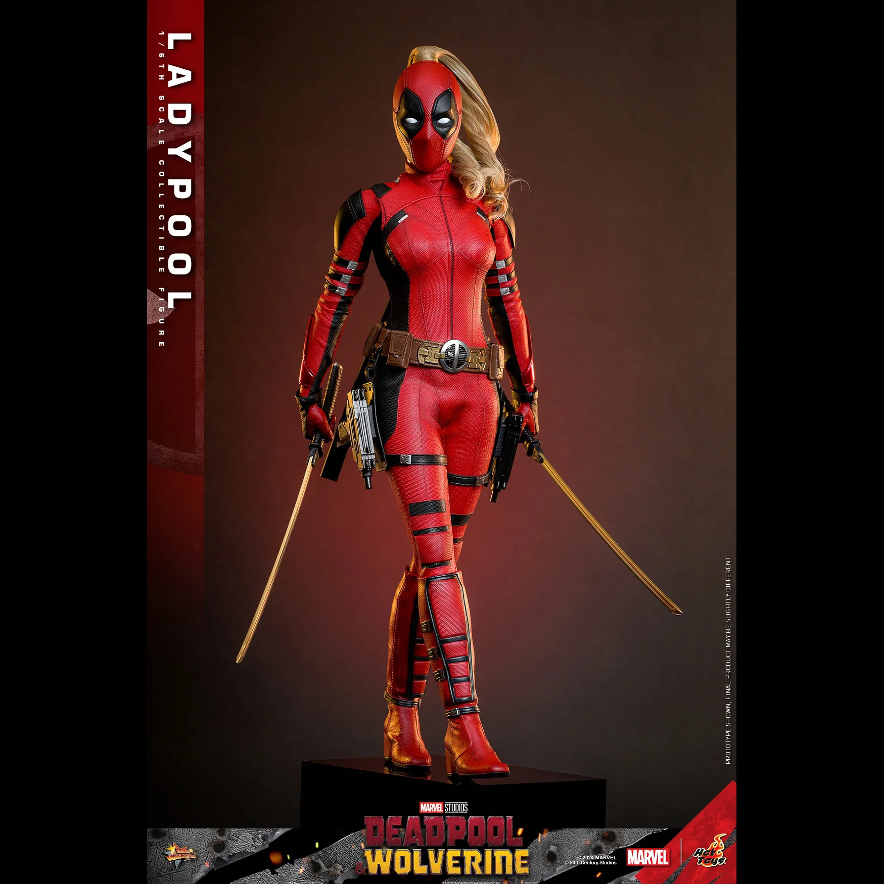 Presale Genuine Toys Mms747 Ladypool Deadpool And Wolverine Animation Action Figure Collectible Model Toys Decoration Gift