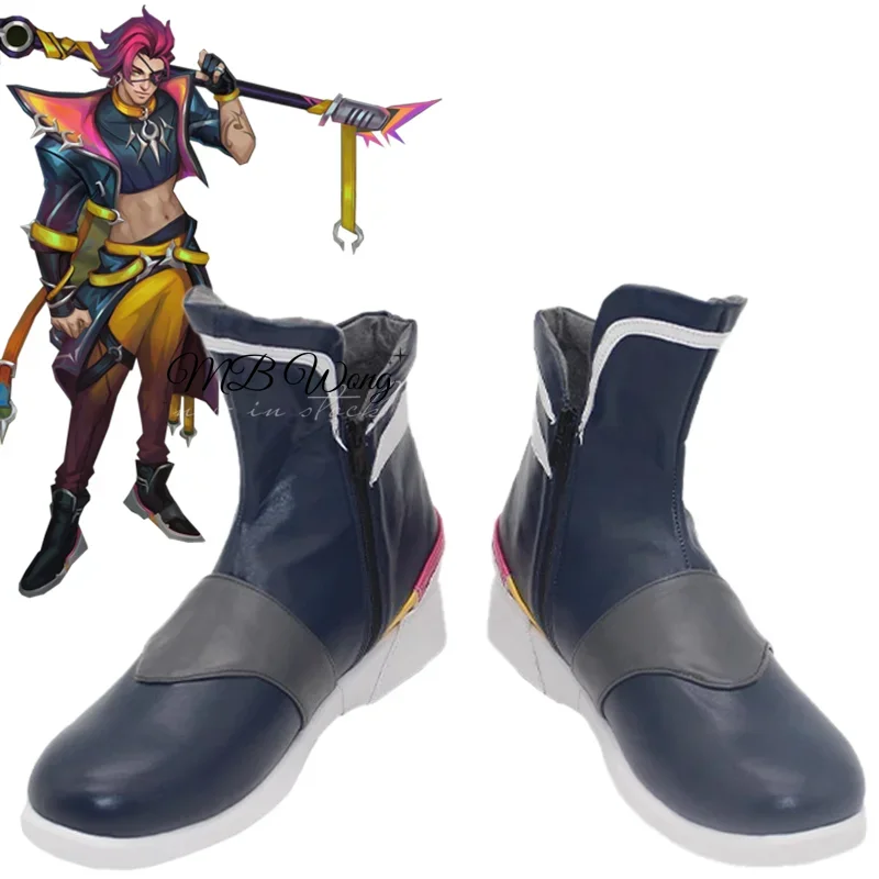 

Game LOL HEARTSTEEL Kayn Cosplay Shoes Boots Game Role Play Halloween Carnival Party Outfit Christmas Prop Women Men Custom Made