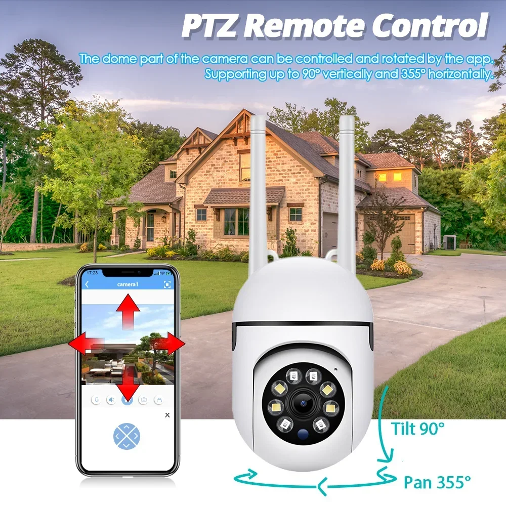 ICSEE Mini Wifi Camera Smart Home 5MP Color Night Vision Auto Tracking Indoor Use Baby Monitor Wireless Security Camera CCTV