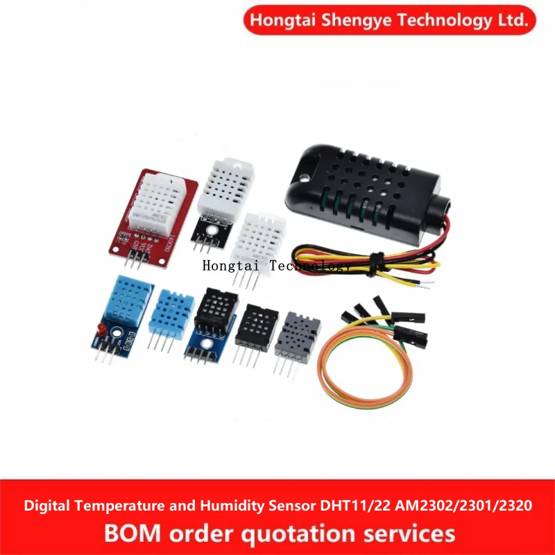 DHT11 DHT22 AM2302 AM2301 AM2320 AM1001 Digital Temperature and Humidity Sensor Module for Electronic Building Blocks DIY