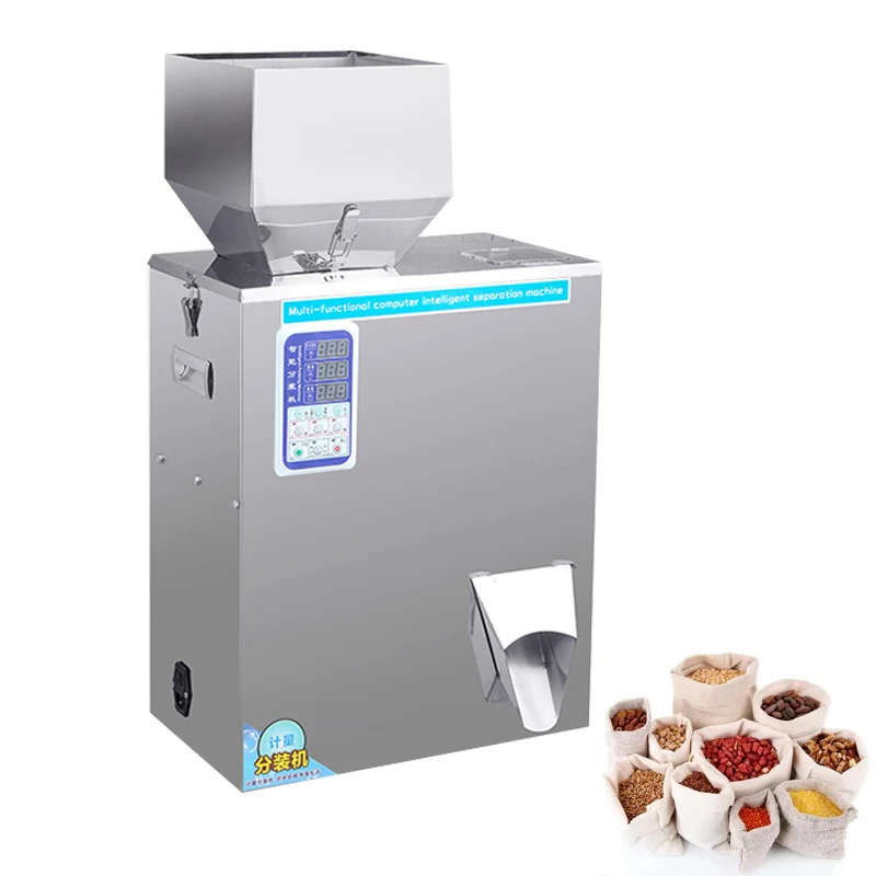 

Automatic Granule Powder Filling Machine Medlar Tea Bean Seed Particle Weighing Packing Machine Weight Adjustable 220V 110V