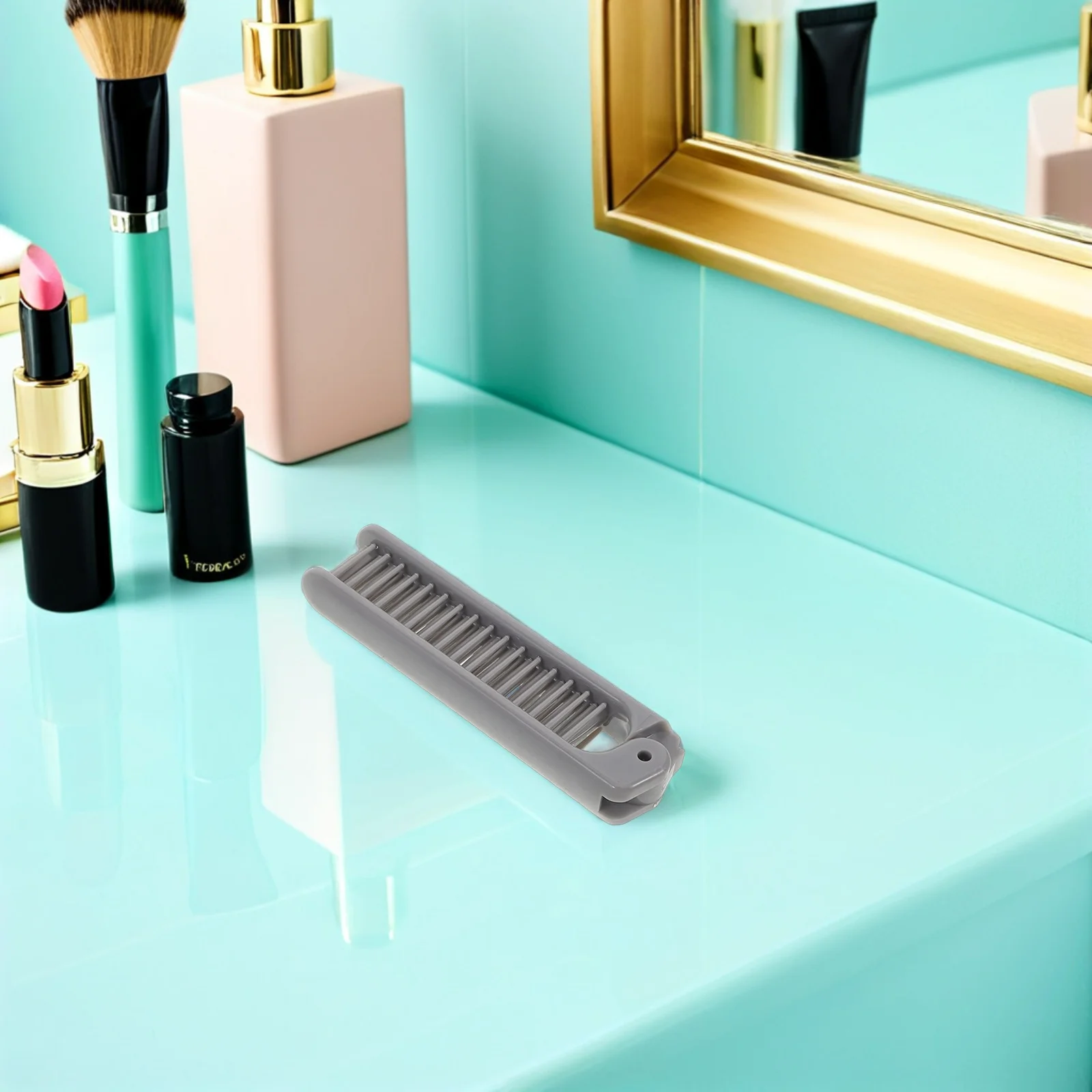 

9Pcs Foldable Travel Hair Brush Dual Tooth Folding Comb Wide Tooth Mini Portable Compact Folding Hair Comb for Men Women