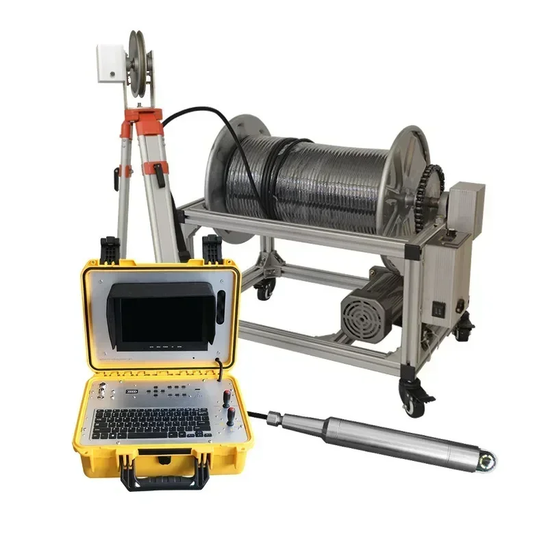 2026-500m 1000m 360 Degree Rotary HD Borewell Water Well Borehole Inspection