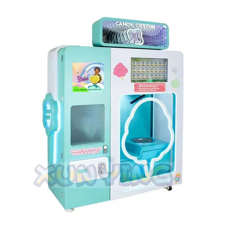 Commercial Full Automatic Crane Machine Cotton Candy Vending for Indoor Use Coin Pusher Game for Kids SS 8+