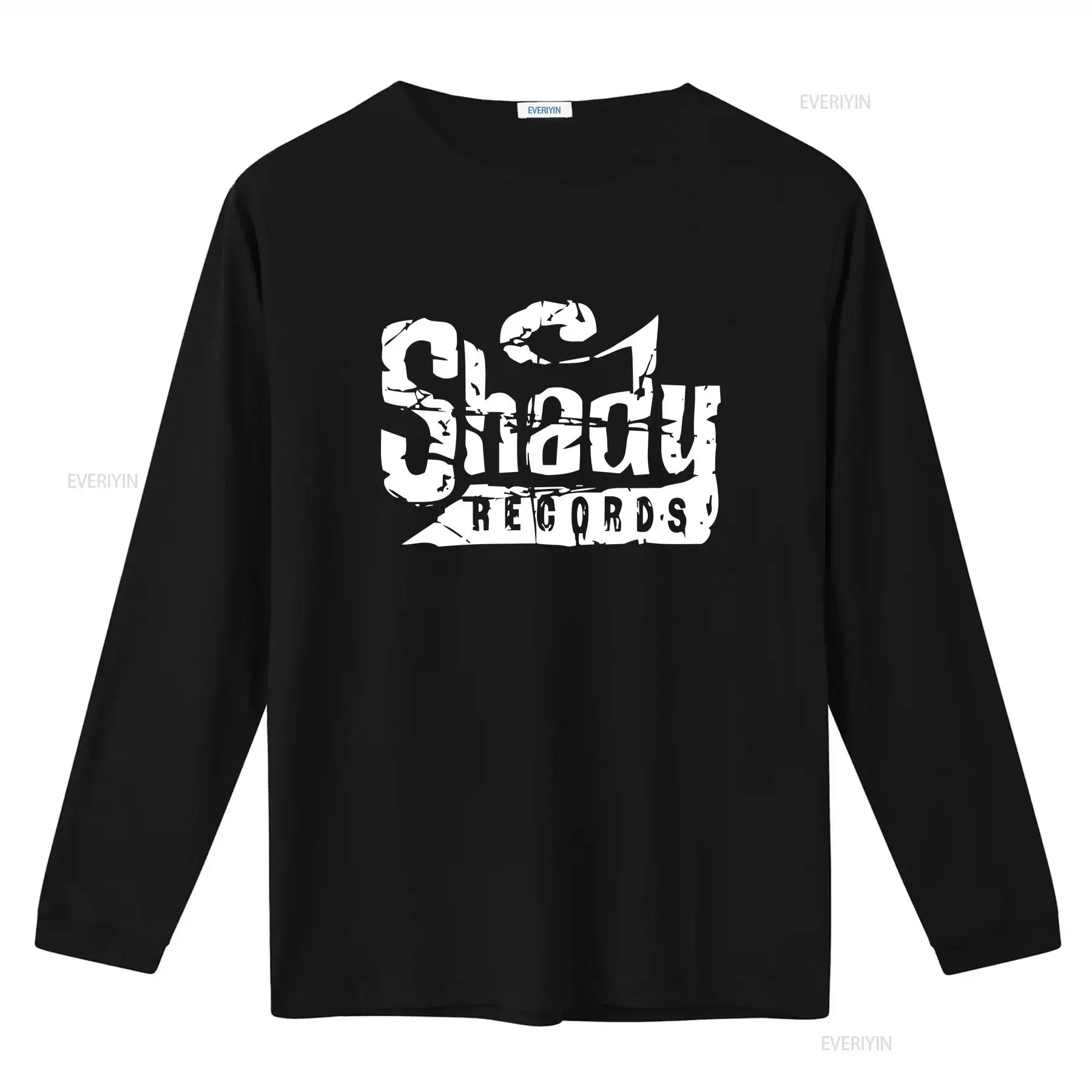 SHADY RECORDS Logo T-shirt Slanke Eminem Dr Dre D12 Hip Hop Concert Tour S 6XL vintage Gewassen Comfortabele designer kleding