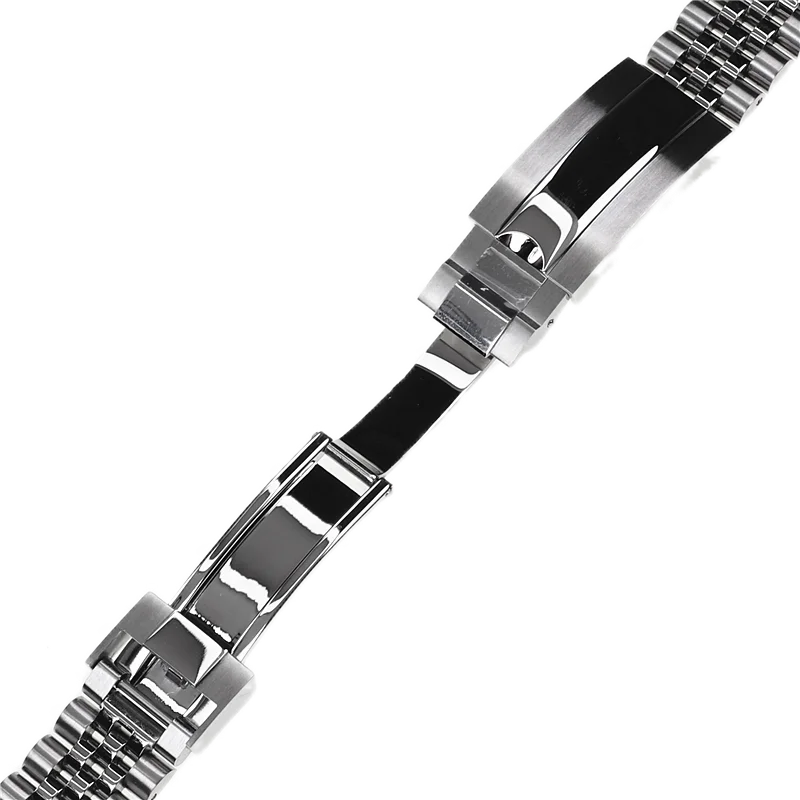 20mm Presidential Millennium High Quality Stainless Steel Strap Wristband for Sub Log Waterproof  NH35 Watch Case