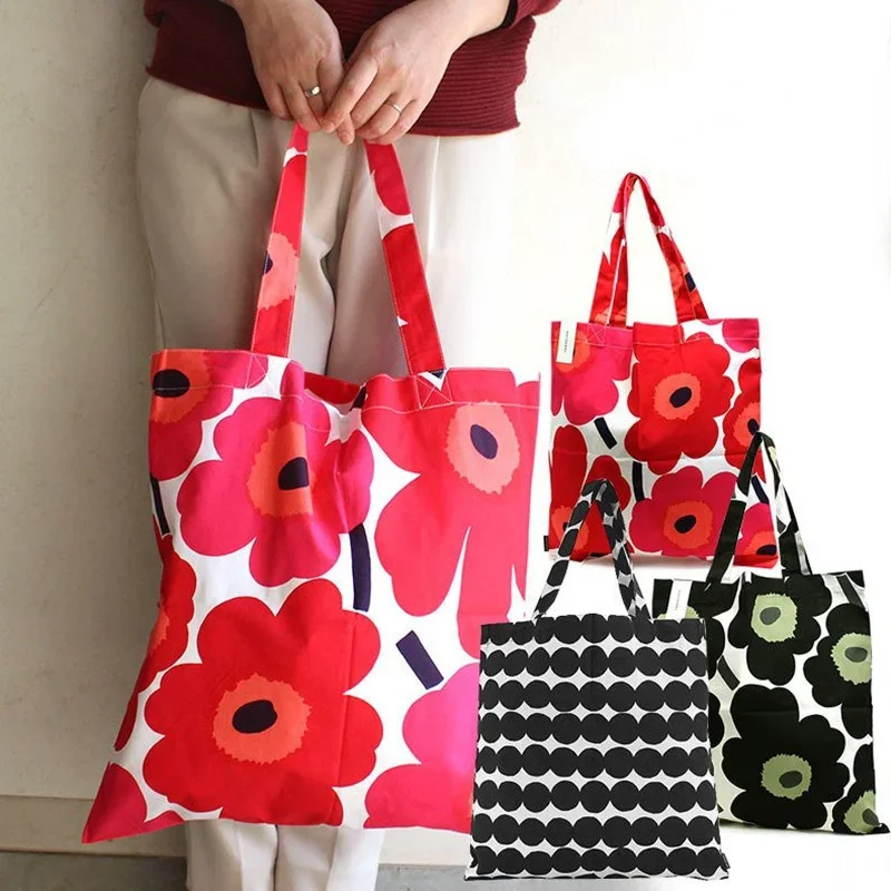 Large Capacity Flower Shopping Bags Marimekkos Shoulder Bag Designer Handbag Beach Bag INS PENIs Unikkos Casual Knitted Bag