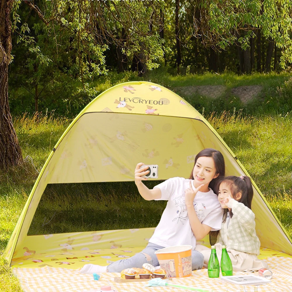 Outdoor Quick Opening Sun Protection and Sunshade for Kids Ultra Light Tent