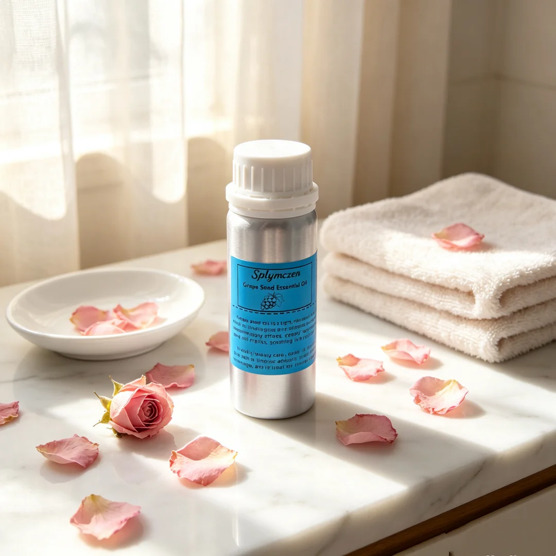 100% Reines Traubenkernöl Farblos Geruchlos Natürliches Trägeröl für Haut Haar Massage DIY Aromatherapie Körperpflege Rohstoff – Detail 2