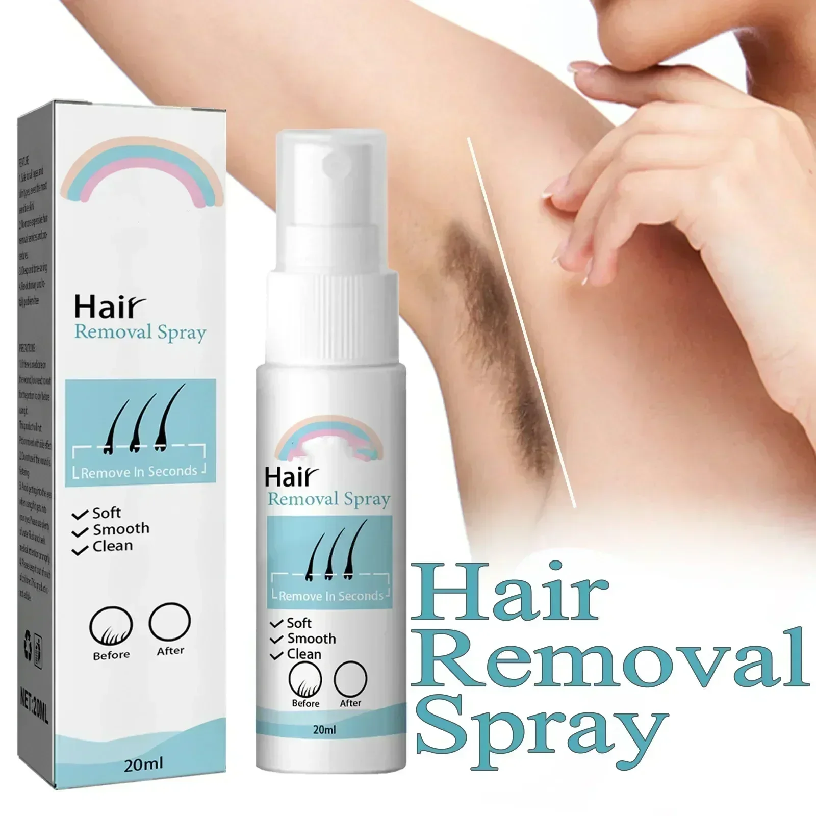 

Hair Removal Spray Painless Hair Remover for Ladies Armpit Legs Arms Hair Growth Inhibitor Depilatory Body Cream Care