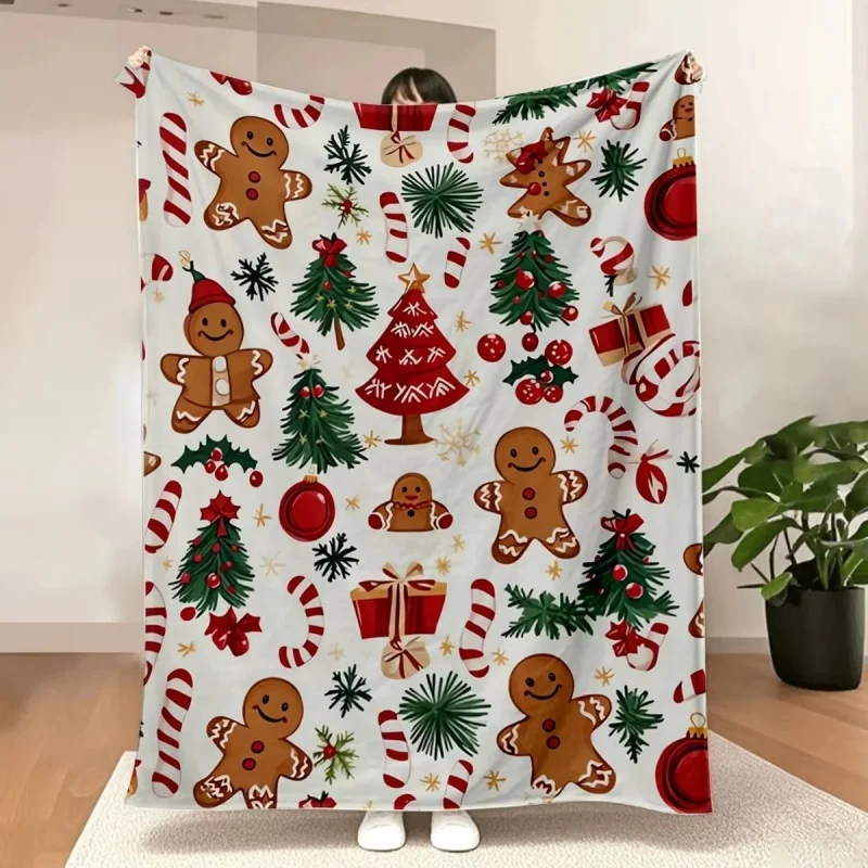 Flannel Blanket with Trendy Prints, 4 Size Options, Ultra Soft & Lightweight, US Fast Shipping, Great for Adults/Kids