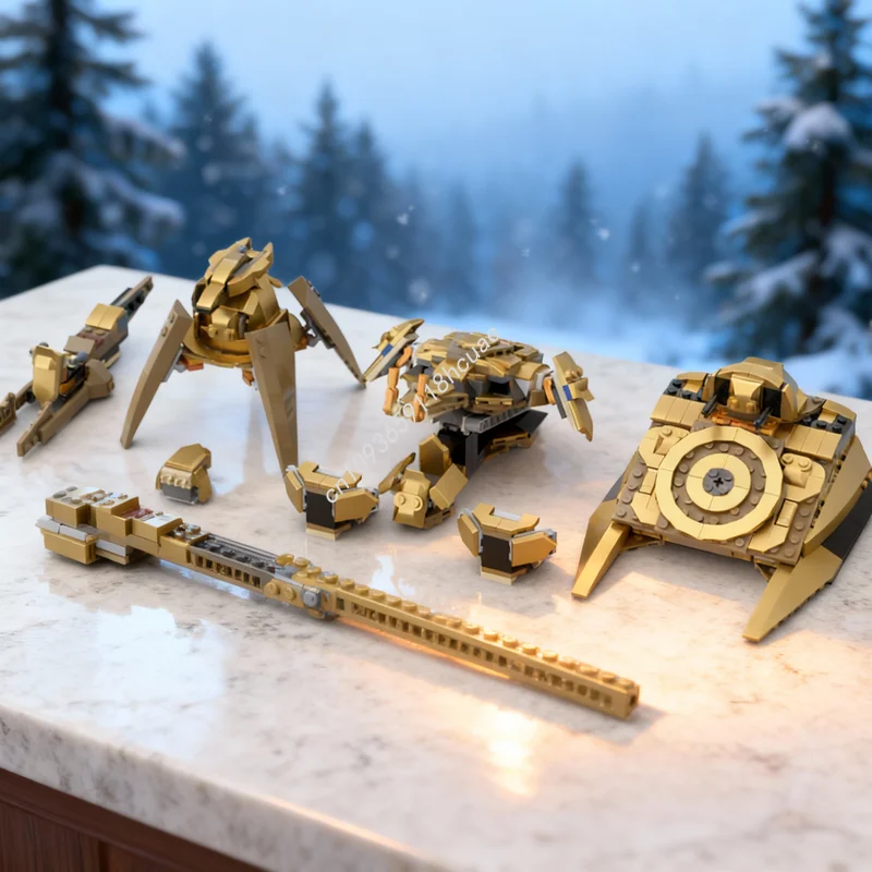 

Набор для сборки модели «Звездный охотник за головами» (502 детали), конструктор, рождественский подарок, креативная развивающая игрушка, строительные блоки