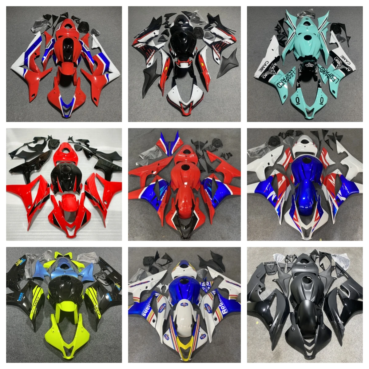Nieuwe ABS Motorfiets volledige Fairings Kit voor CBR600RR F5 2007 2008 CBR600 RR CBR 600RR 07 08 Carrosserie kuip set - afbeelding 2
