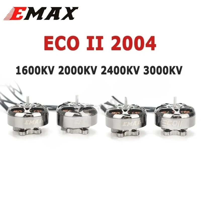 Emax ECO II Series 2004 1600KV 2000KV 2400KV 3000KV 3-6S يبو فرش السيارات 3 مللي متر تحمل رمح ل RC FPV سباق الطائرة بدون طيار #2