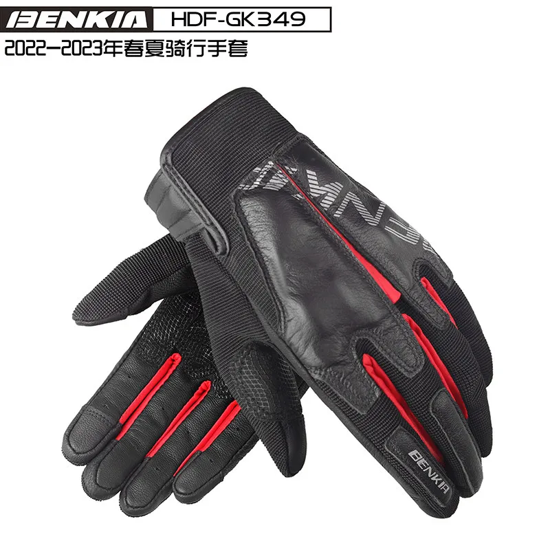 BENKIA HDF-GK349 Breathable New Motorcycle Riding Gloves for Spring and Summer
