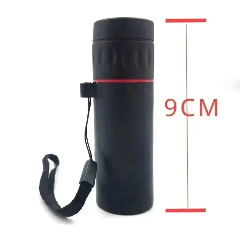 Nuevo Mini telescopio Monocular portátil 2000x25 HD telescopio para teléfono móvil con soporte Camping caza telescopio para observación de aves