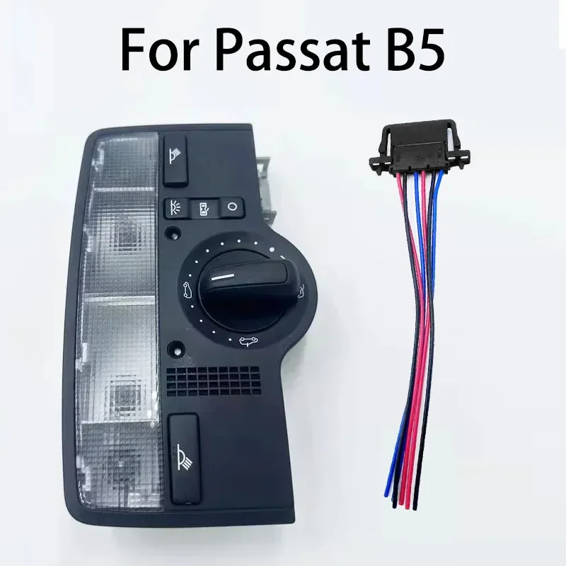 Black Interior 3BD947105B Dome Light Color Reading Lamp SunRoof Skylight Red light bulb 3BD 947 105 B  for VW Passat B5