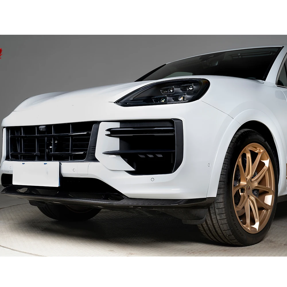 High Quality Carbon Fiber Front Lip Assembly Body Kits for Cars for porsche Cayenne 9Y0.2 TURBO GT 2024-2025 5