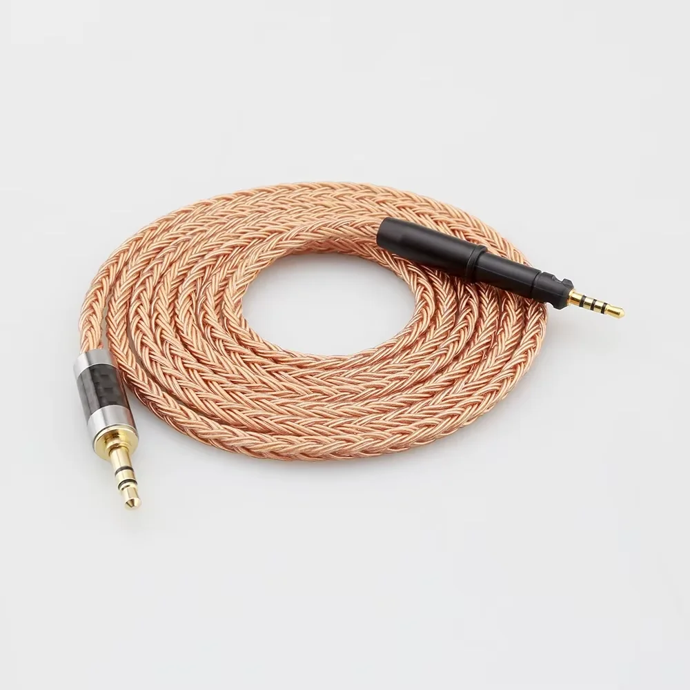 

HIFI 3.5mm/4.4mm/2.5mm/XLR 4Pin 16 Core 99% 7N OCC Earphone Cable For HD599 HD569 HD 560S HD559 hd560s