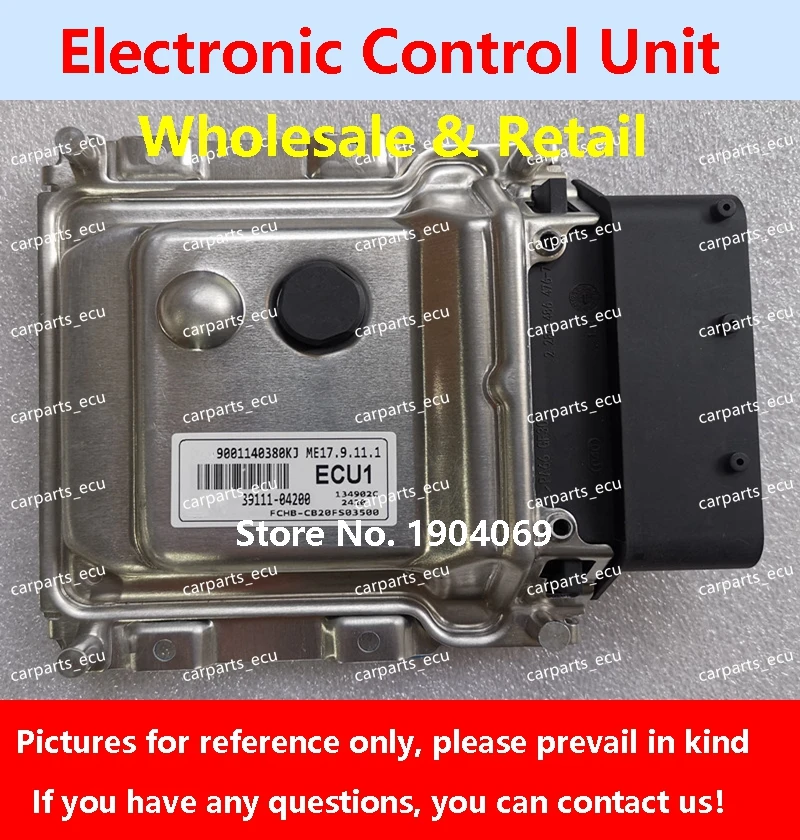 

39117-2B130 G543/39111-03525 A30/39111-03555 A47 For Hyundai KIA Car Engine Computer Board/ECU/ME17.9.11.1 39111-04200 ECU1