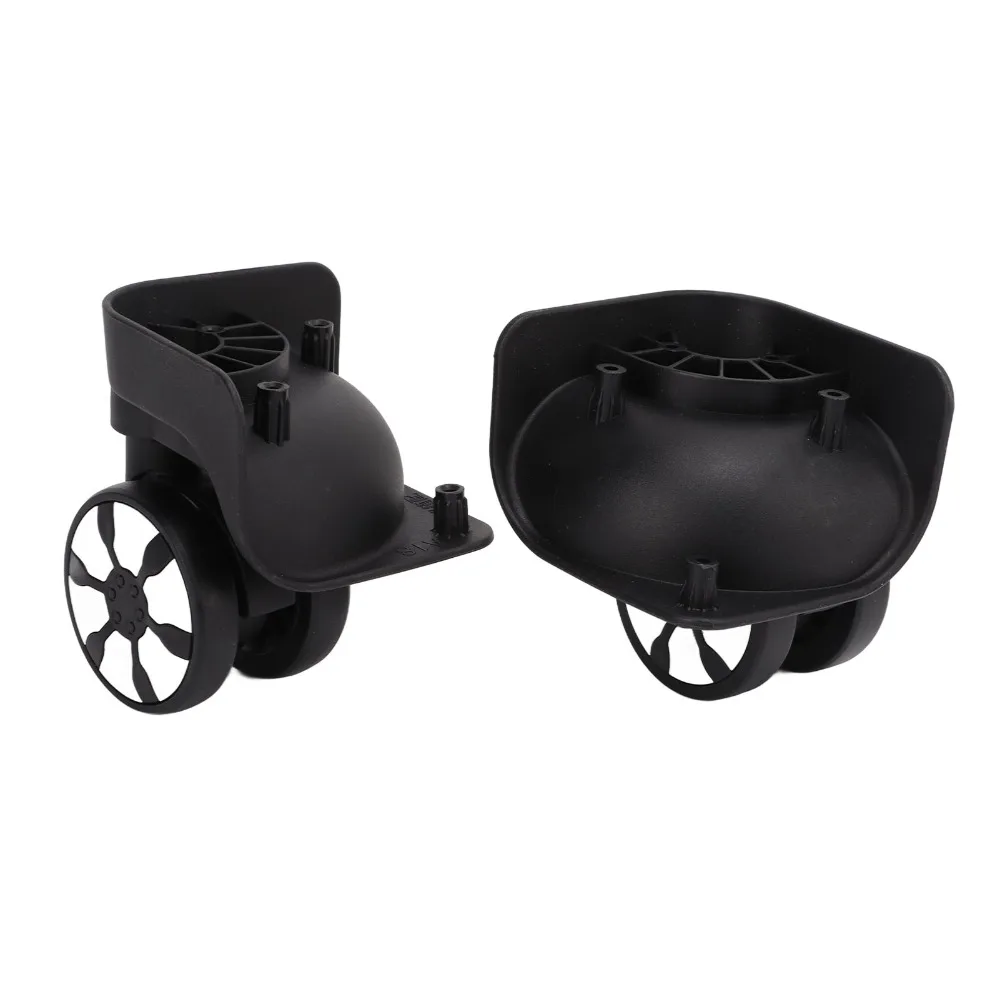 1 Pair Durable Mute Luggage Swivel Casters 360° Rotation Double Row Luggage Swivel Wheels Suitcase Swivel Wheel Suitcase Trolley
