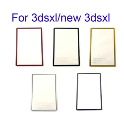 Top Surface Glass for NEW 3DS LL XL 3dsxl 3dsll Console  Outer Lens Cover Black White Red Blue