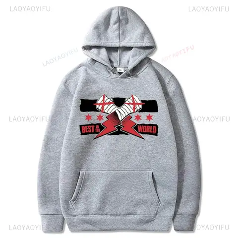 Cm Punk am besten in der Welt gedruckt Hoodies American Professional Wrestler einzigartige Sweatshirts Hip Hop Harajuku warme männliche Kleidung