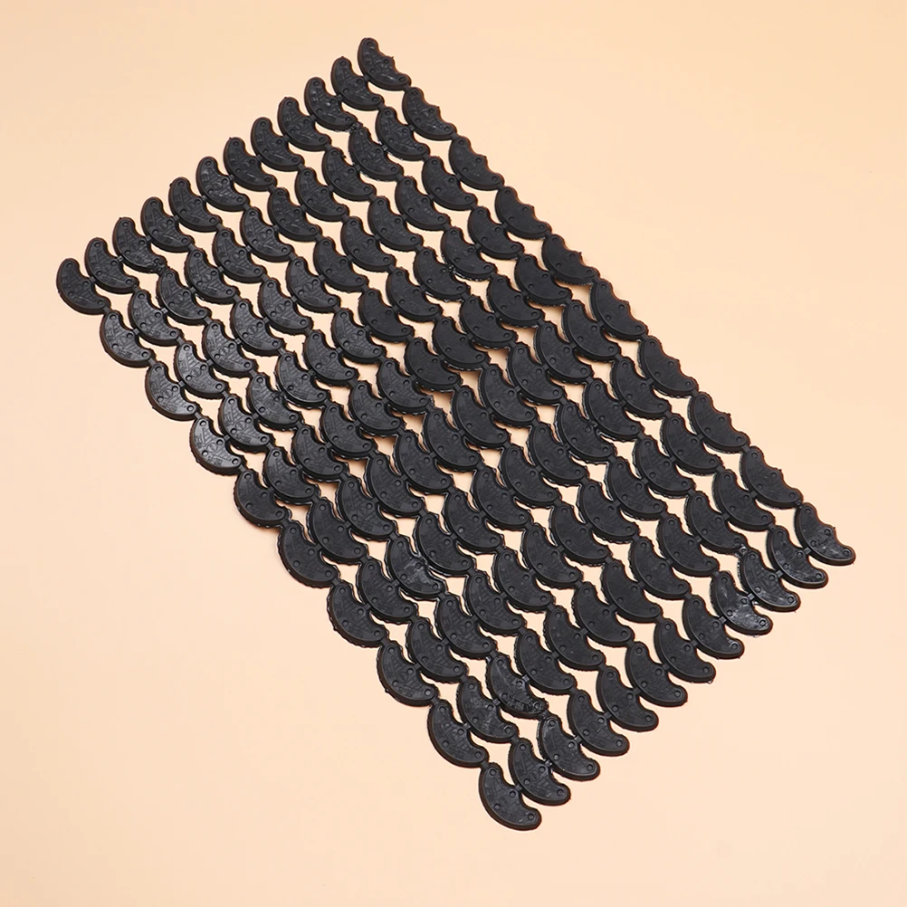 

2 Sheets Sole Repair Piece Forefoot Pads Non-slip Sneaker Heel Protectors Mute Shoe Bottom Plastic