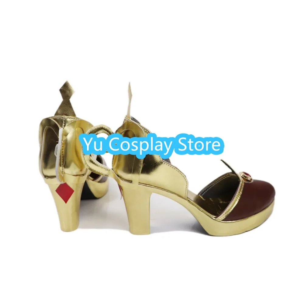 

Shoe Game Genshin Impact Alice Custom Role-playing Shoes for Girls Halloween High Heels