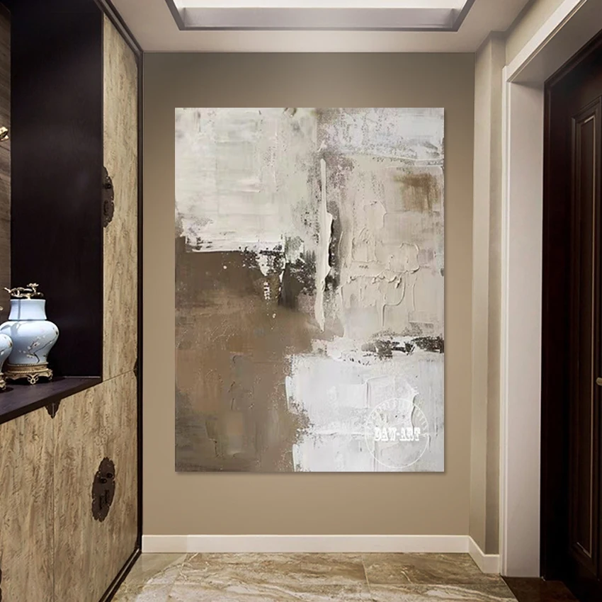 جودة المنزل الممر جدار الفن الديكور لوحات مجردة الحديثة قماش اليدوية الفني فرملس الاكريليك تصميم الصورة