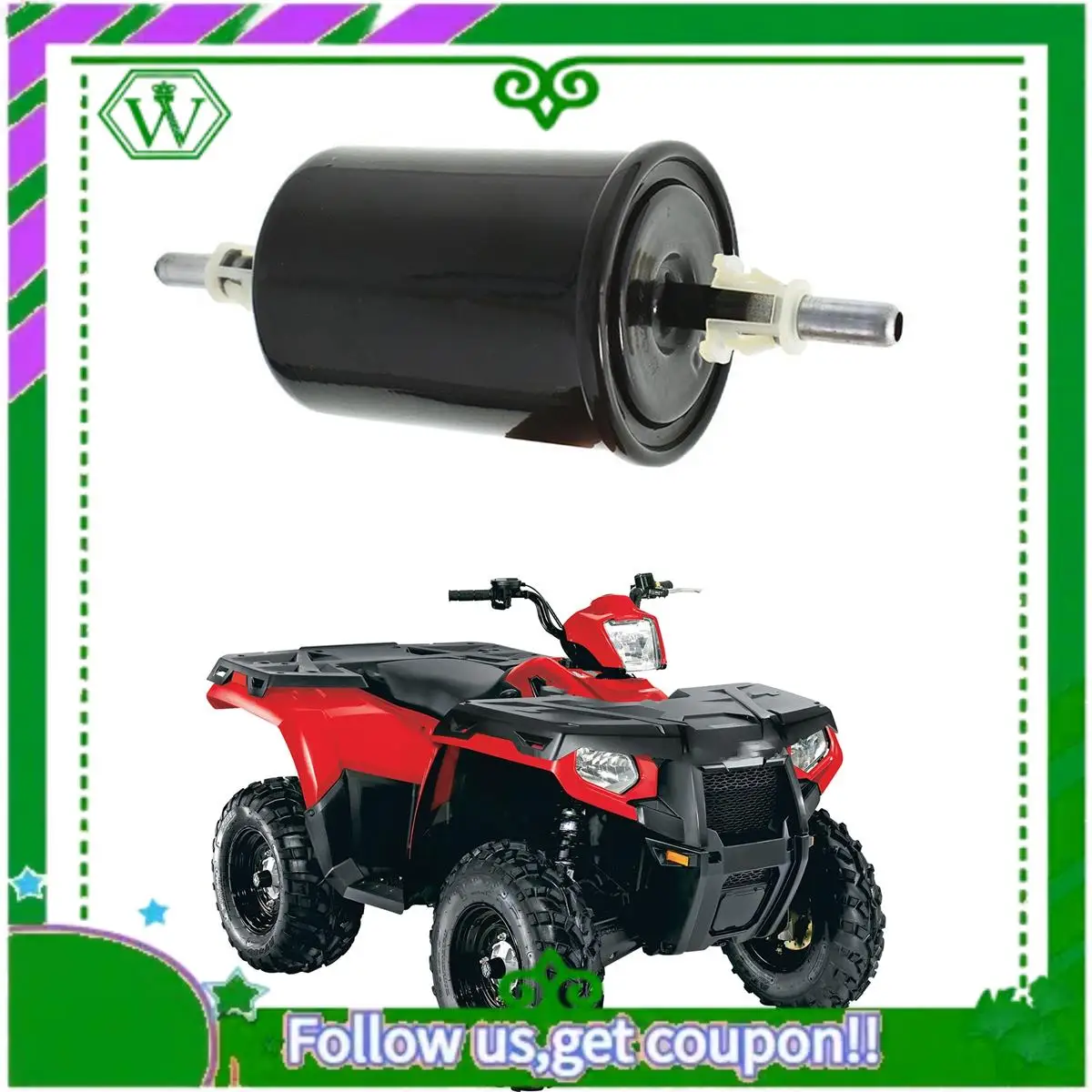 AC34-Fuel Filter Replace Car Fuel Filter 2520464 For Polaris Sportsman 500 700 800 EFI 2006 2007 2008 2009