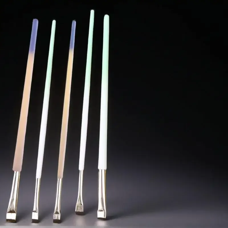 1 pz Maniglia sfumata Spazzola piatta Ciglia permanenti Strumento per sollevamento ciglia Ciglia Perm Rod Applicatore per ciglia Strumenti e accessori per il trucco