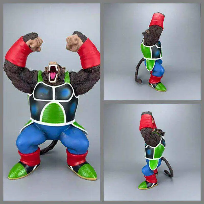 Dragon Ball Bardock Großer Affe Figur Rüstung Riesiger Kampfaffen-Statue Anime PVC-Modell Spielzeug Sammlerstück Fan-Geschenk Desktop-Ornament