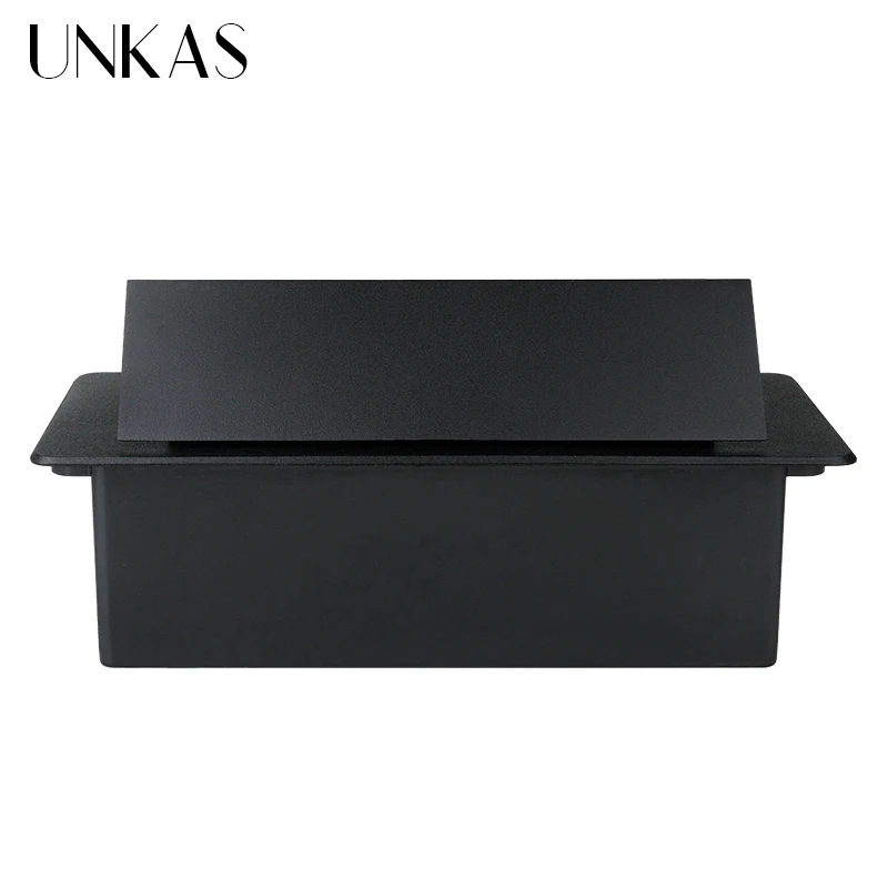 Imagem -06 - Unkas-eu Soquete tipo c Porta Pop up Poder Prata Preto Mesa de Cozinha Desktop Plug Chão Novo