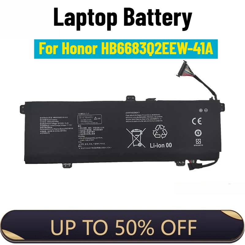 

Laptop Battery for Honor MagicBook 14 2022 GLO-F56/N56 HB6683Q2EEW-41A