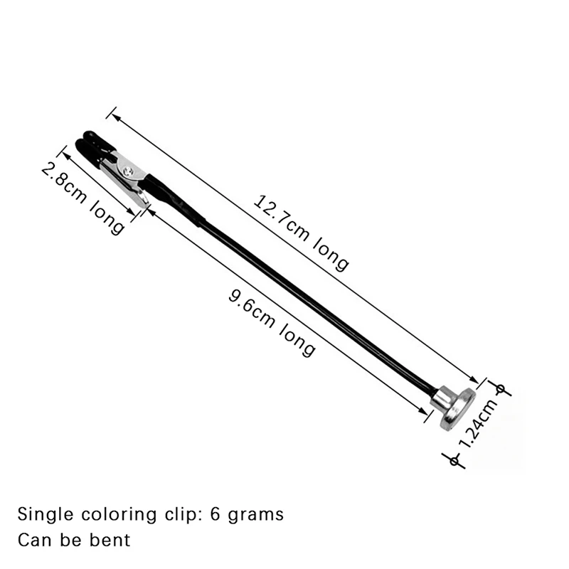 에어브러시 모델 페인팅용 플렉시 클립 12개가 포함된 모델 페인트 스탠드 베이스