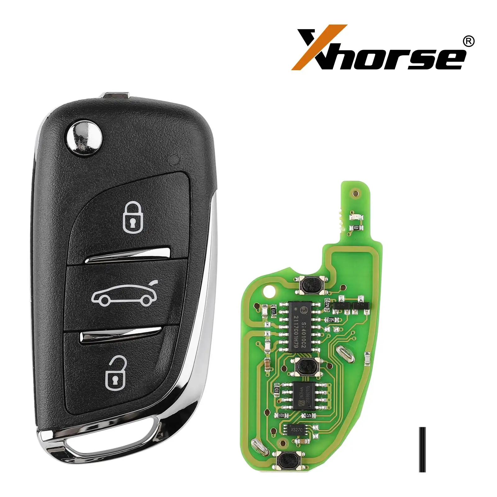 5PCS/LOT Xhorse XEDS01EN DS Style Super Remote 3 Buttons with Built-in Super Chip Transponder English Version