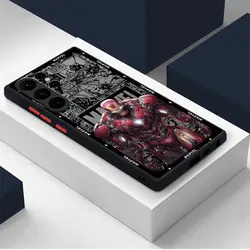 Marvel SpiderMan IronMan Phone Case for Samsung Galaxy S25 S24 Ultra S20 FE S10 Lite S23 Ultra S9 S22 Plus S21 TPU Soft Cover