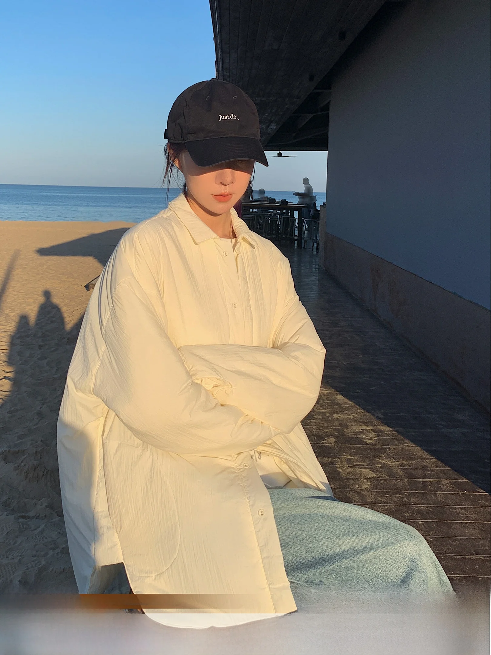 

Свободная женская хлопковая куртка с утеплением, стильный дизайн, повседневная одежда, стандартный крой, длинный рукав