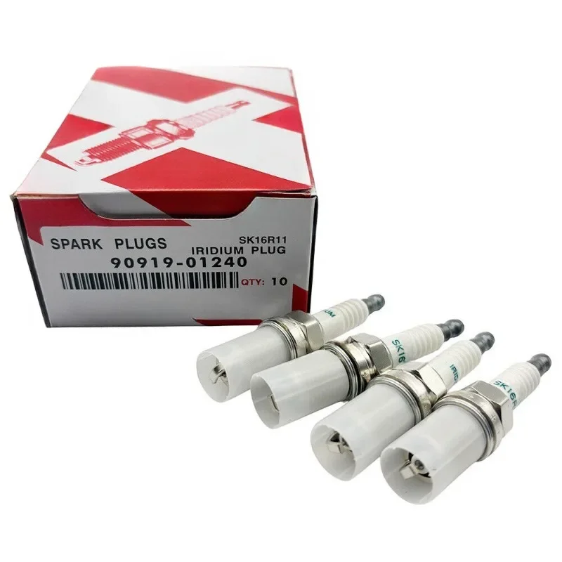 

10Pcs 90919-01240 SK16R11 Iridium Spark Plug For Toyota Yaris Prius Corolla Tacoma Matrix Audi A5 A4 Dodge Dakota 1.8L