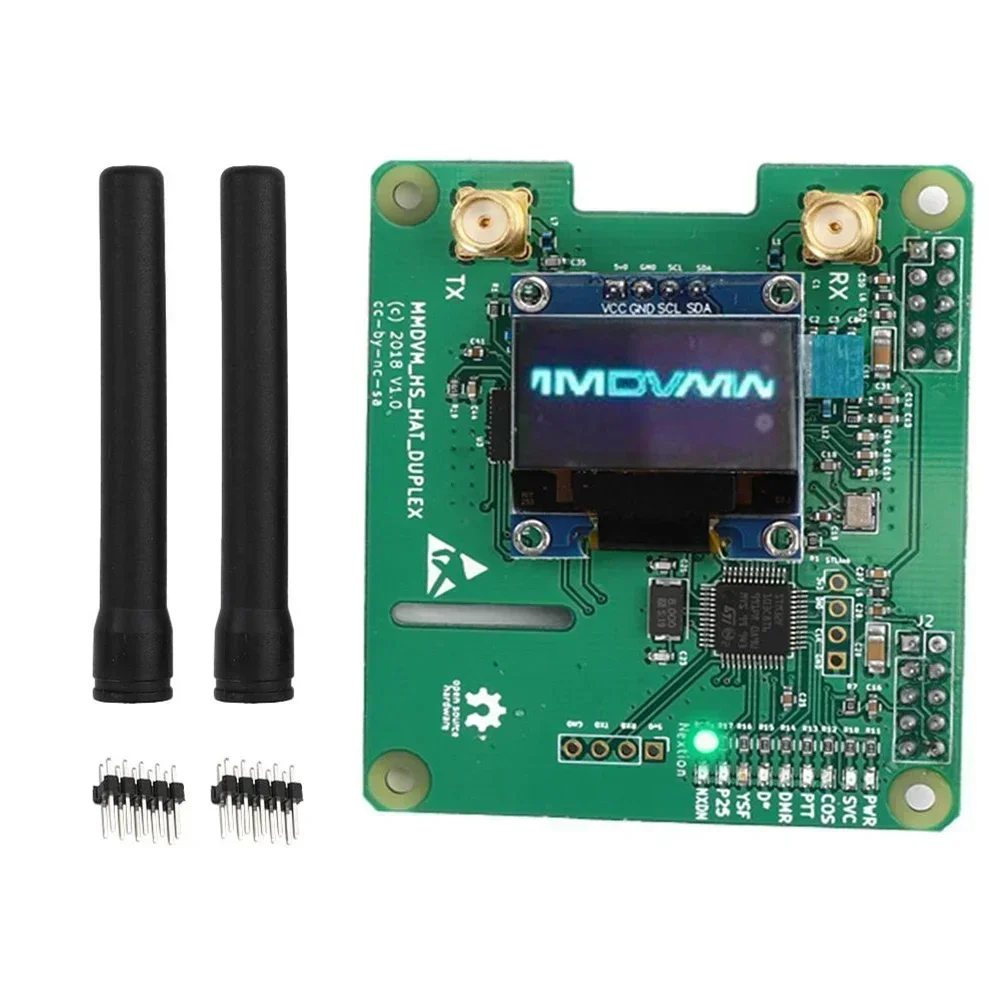 Brand New Hotspot Module Hot Duplex Mmdvm SLOT1/SLOT2 Support Accessories Antenna Hat Duplex OLED Support P25 DMR