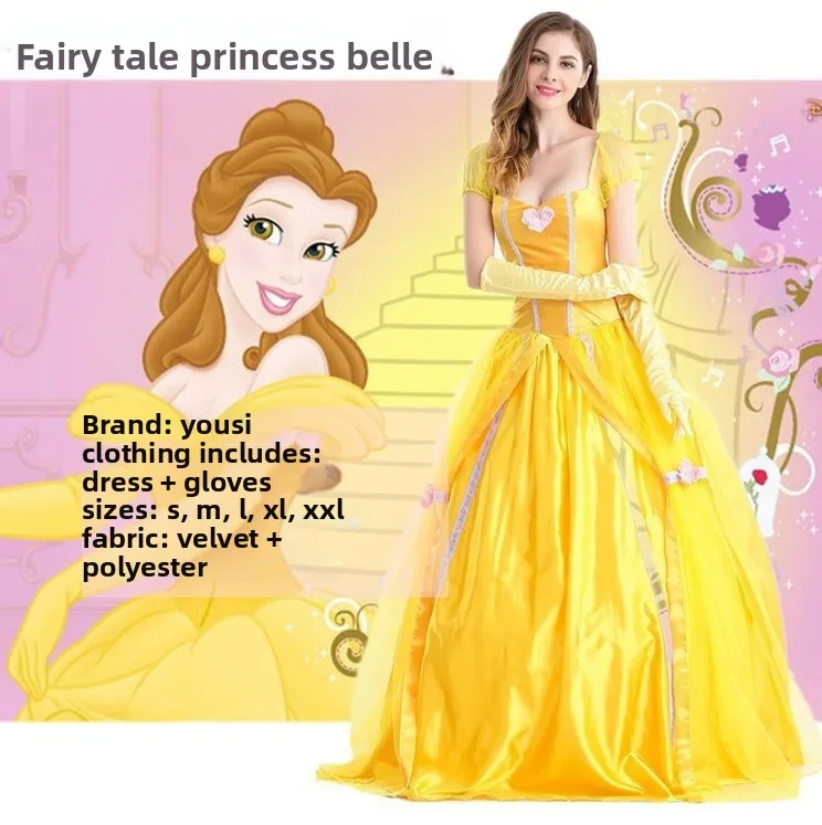 Hada adulta madrina loween Sbook Princ falda Blancanieves ey disfraz de Cenicienta ropa tradicional china para mujer