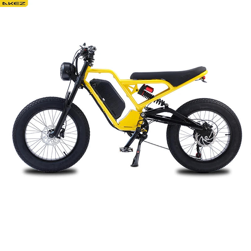 Snow electric bicycle imitation motorcycle 750W18ah hydraulic brake electric cross-country mountain bike beach e bike