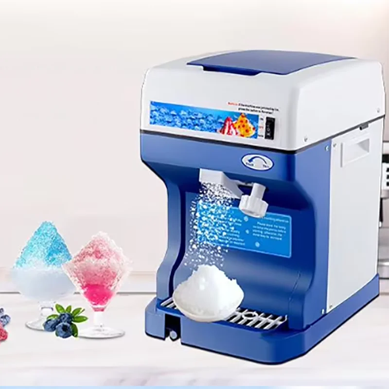 

Dropshipping Semi-automatic Snow Ice Shaver Machine High Efficiency Shaved Ice Machine