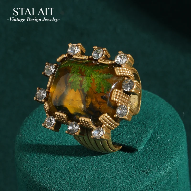 

Винтажные женские кольца, роскошные циркониевые стразы, золотой цвет, квадратная форма, мозаика, антикварные ювелирные аксессуары для женщин, новинка