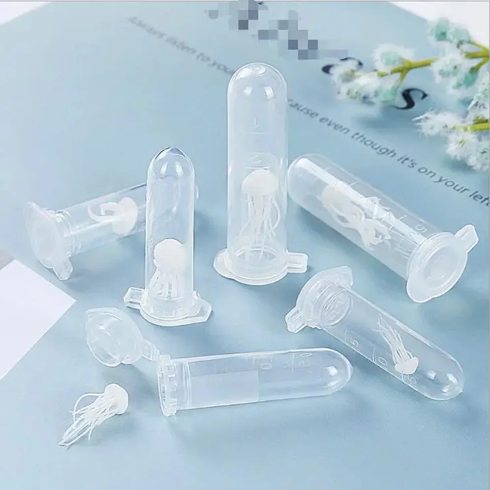 3PC/set Mix Style Crystal Epoxy Mini Ocean Jellyfish Modeling  Epoxy Mold DIY Crafts Filling Supplies UV Accessories Decoration