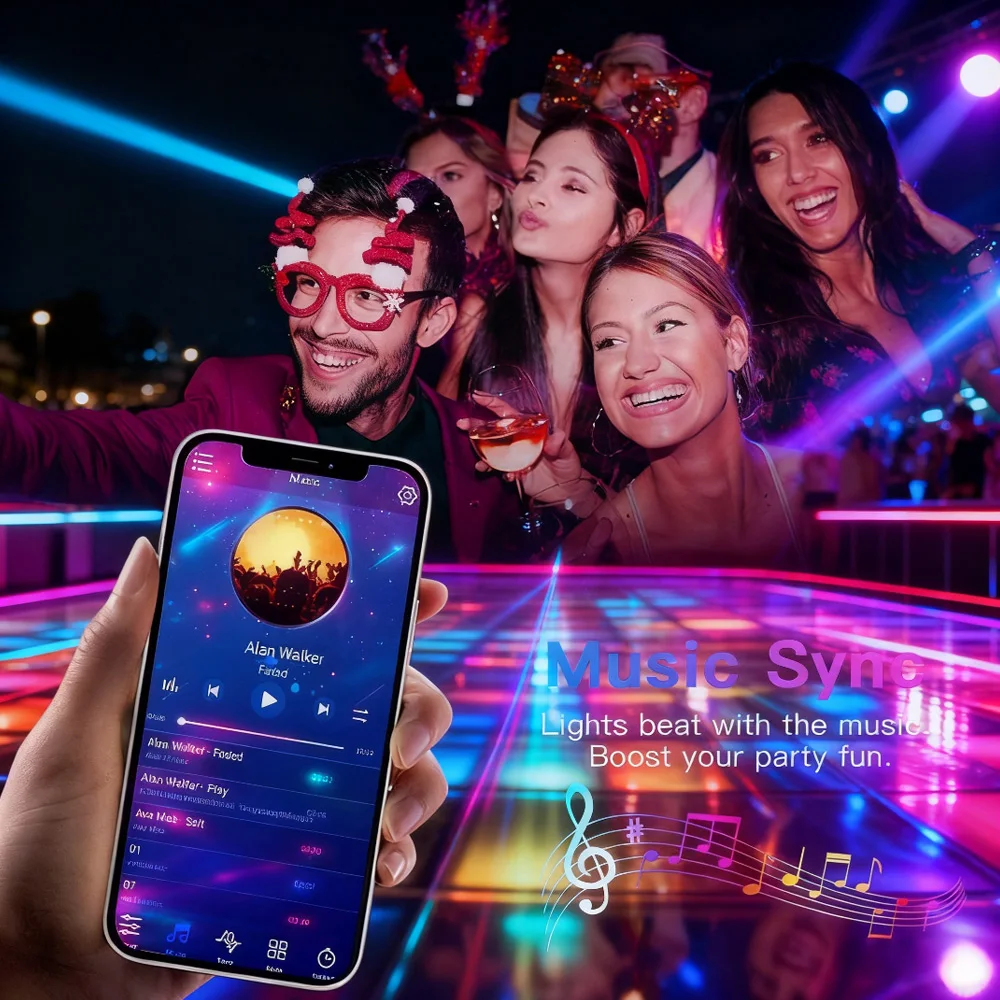 Bluetooth APP 制御 RGB LED ストリップ USB 5V 44 キーリモート音楽同期フレキシブルテープクリスマステレビバックライト装飾用