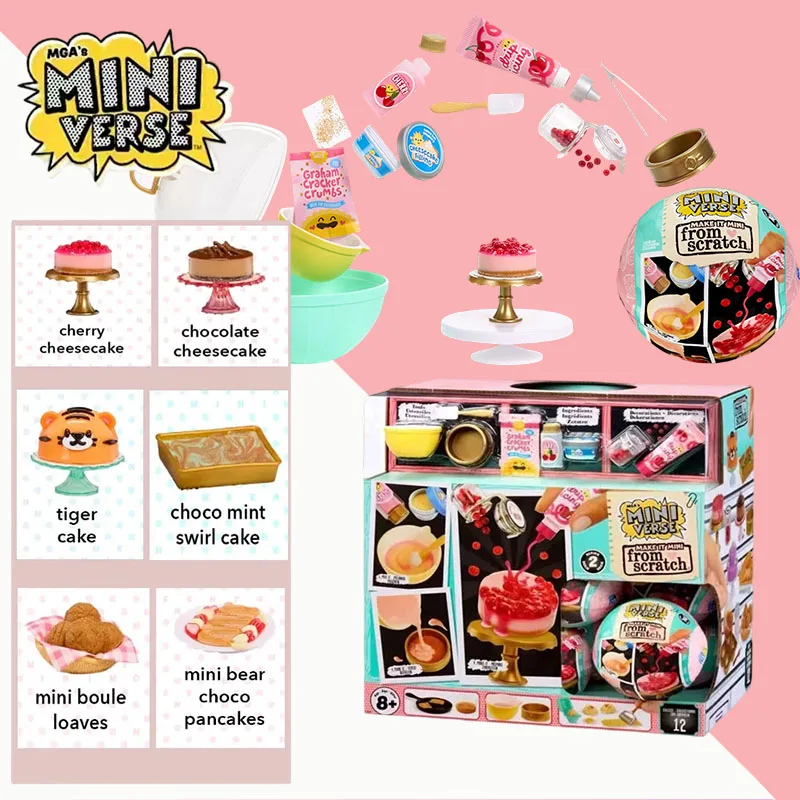 MGA Miniverse Make It Mini from Scratch Serie Backen & Kochen Ballenformen Zweite Generation Mini-Küche Mystery Blind Box Spielzeug