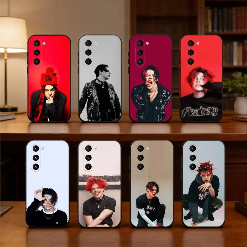 

Y-Yungblud Lockscreen Phone Case For Samsung Galaxy A73,A21s,A22,A31,A52,A53,A71,A41Soft Black Shell
