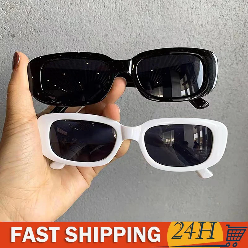 

Small Rectangle Sunglasses Women Oval Vintage Brand Designer Square Sun Glasses For Women Shades Female Eyewear Anti-glare